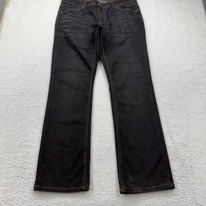 James Tattersall London Mens Jeans 34x32 Dark Wash Straight Fit Casual Pants